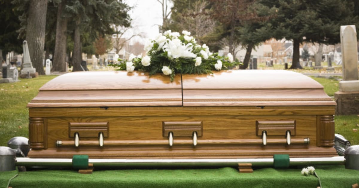 Casket in a Funeral