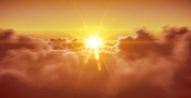 Sunset on the Clouds